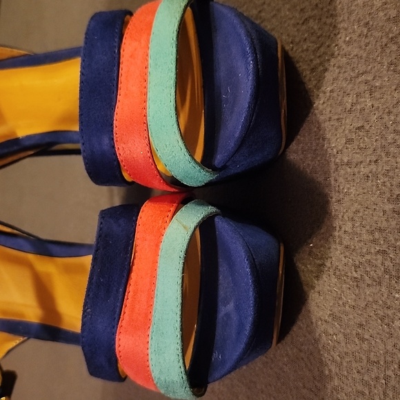 💙COLORFUL PLATFORM HEELS - Picture 4 of 8